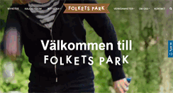 Desktop Screenshot of malmofolketspark.se